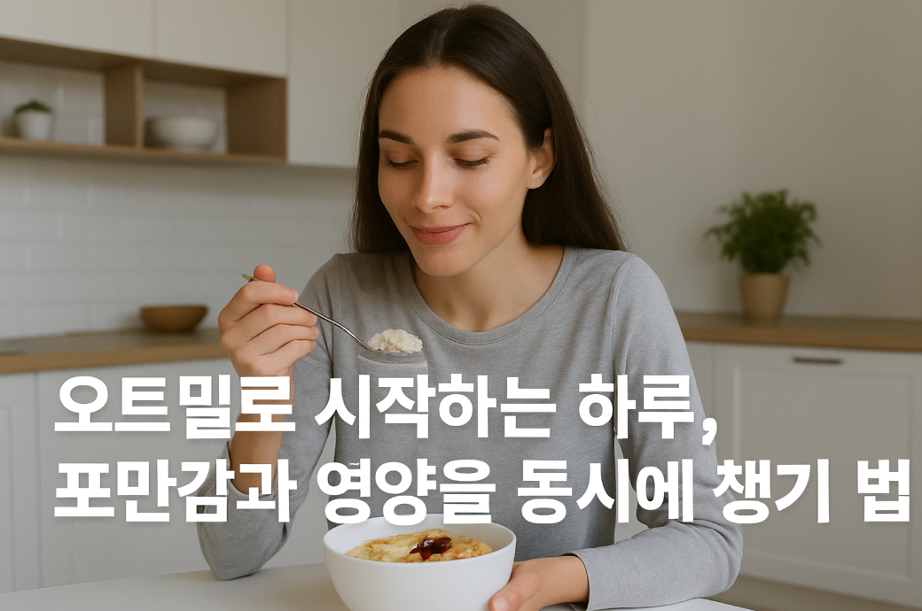 오트밀로 시작하는 하루, 포만감과 영양을 동시에 챙기는 법