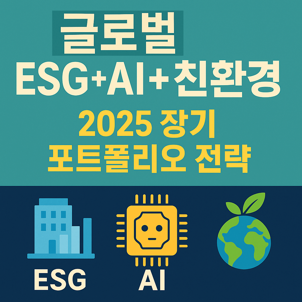 〈2025 글로벌 ESG + AI + 친환경 ETF ❘ 장기 포트폴리오 완전 가이드〉