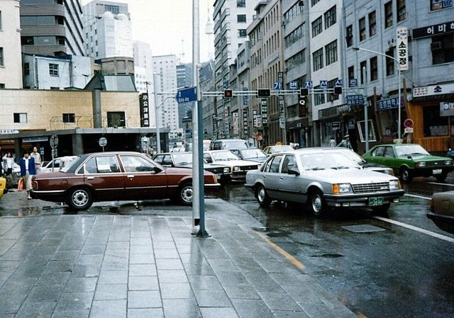 80년대 시청앞 . 낭만있던 80년대 서울의 모습