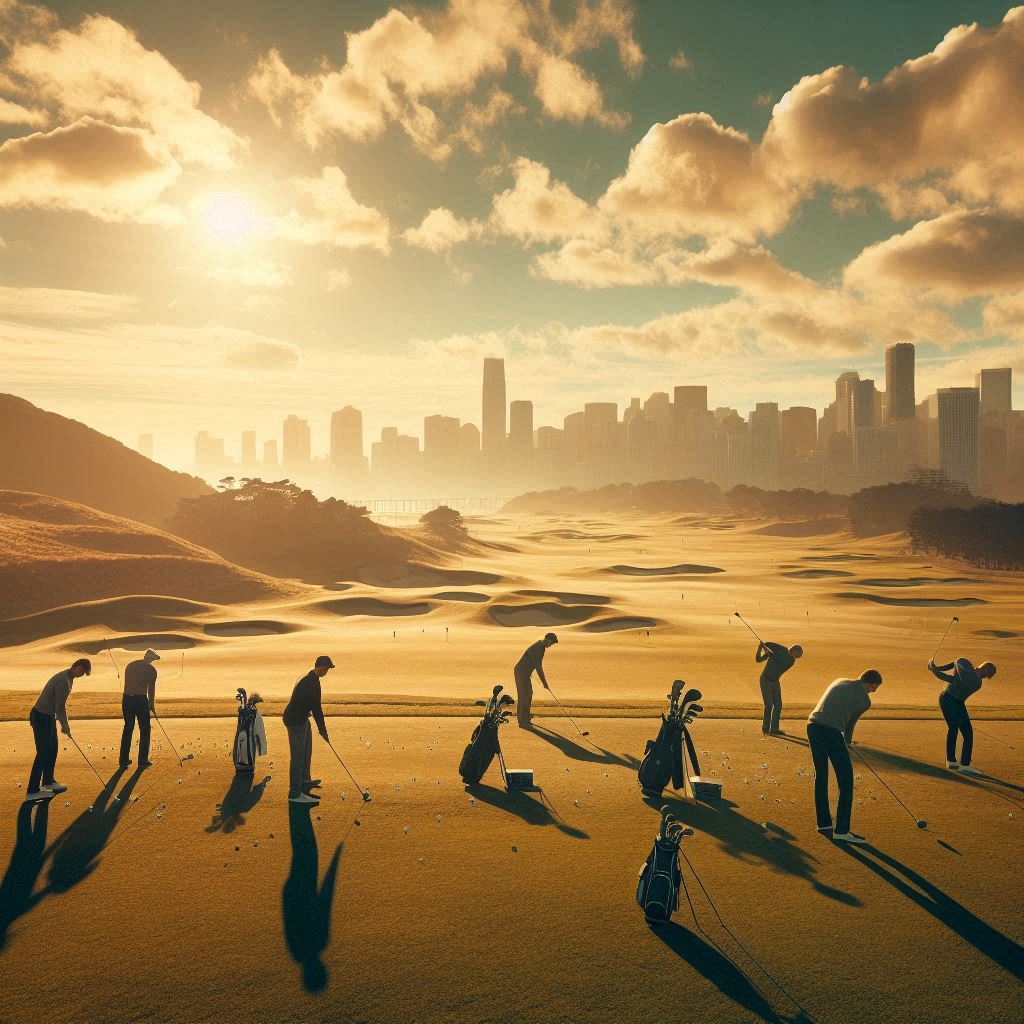 실외골프연습장 배경