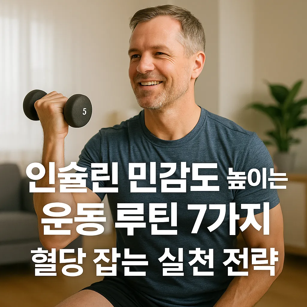 인슐린 민감도 높이는 운동 루틴 7가지 – 혈당 잡는 실천 전략