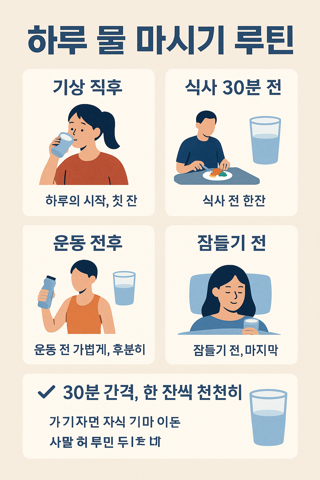 물마시기 루틴