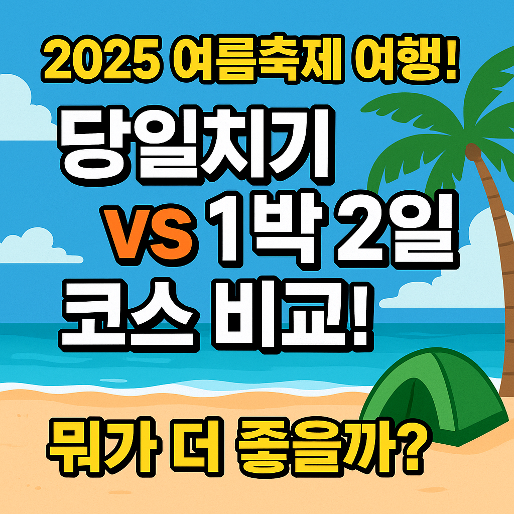 여름 축제 여행