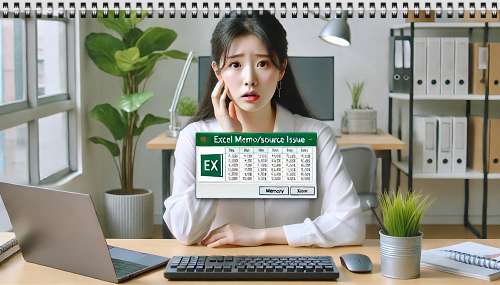 리소스 부족 = 메모리 부족 = 컴퓨터 비명소리