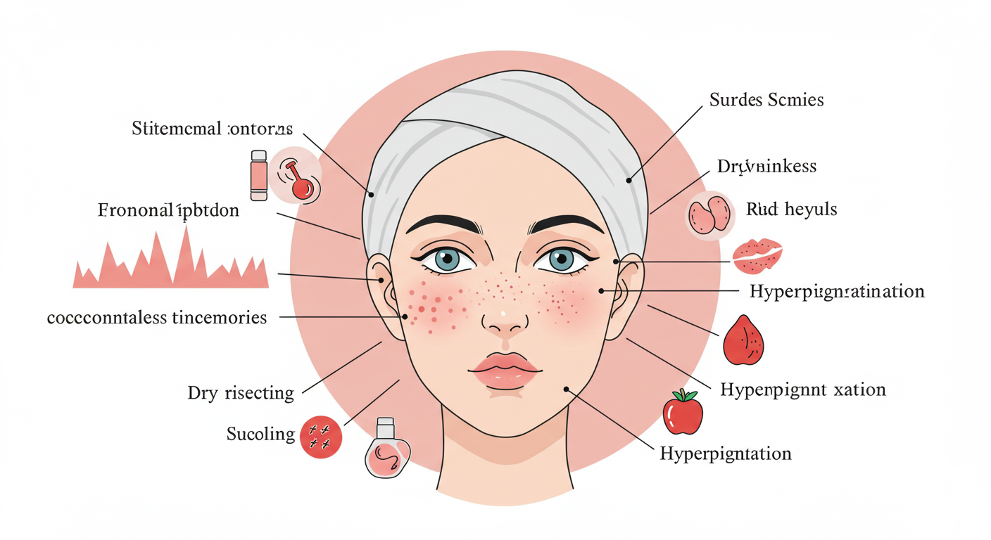 피부 장벽 기능 약화 및 건조