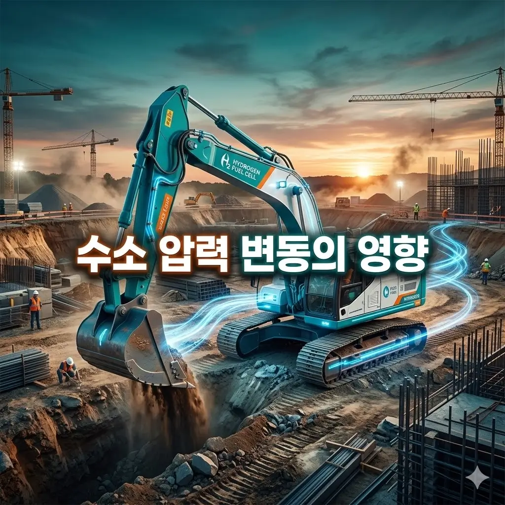 대규모 토공 현장에서 수소 압력 변동이 장비 성능에 미치는 영향