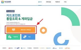 여신금융협회 카드포인트 통합조회