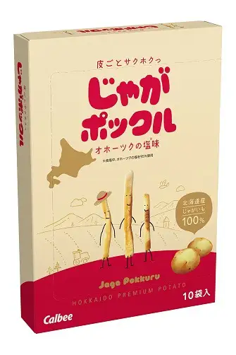 감자포클 오호츠크 소금맛 180g(18g×10봉지) 1100엔