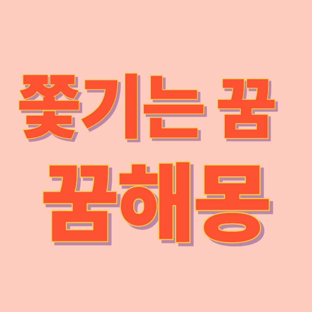 쫓기는 꿈 해몽