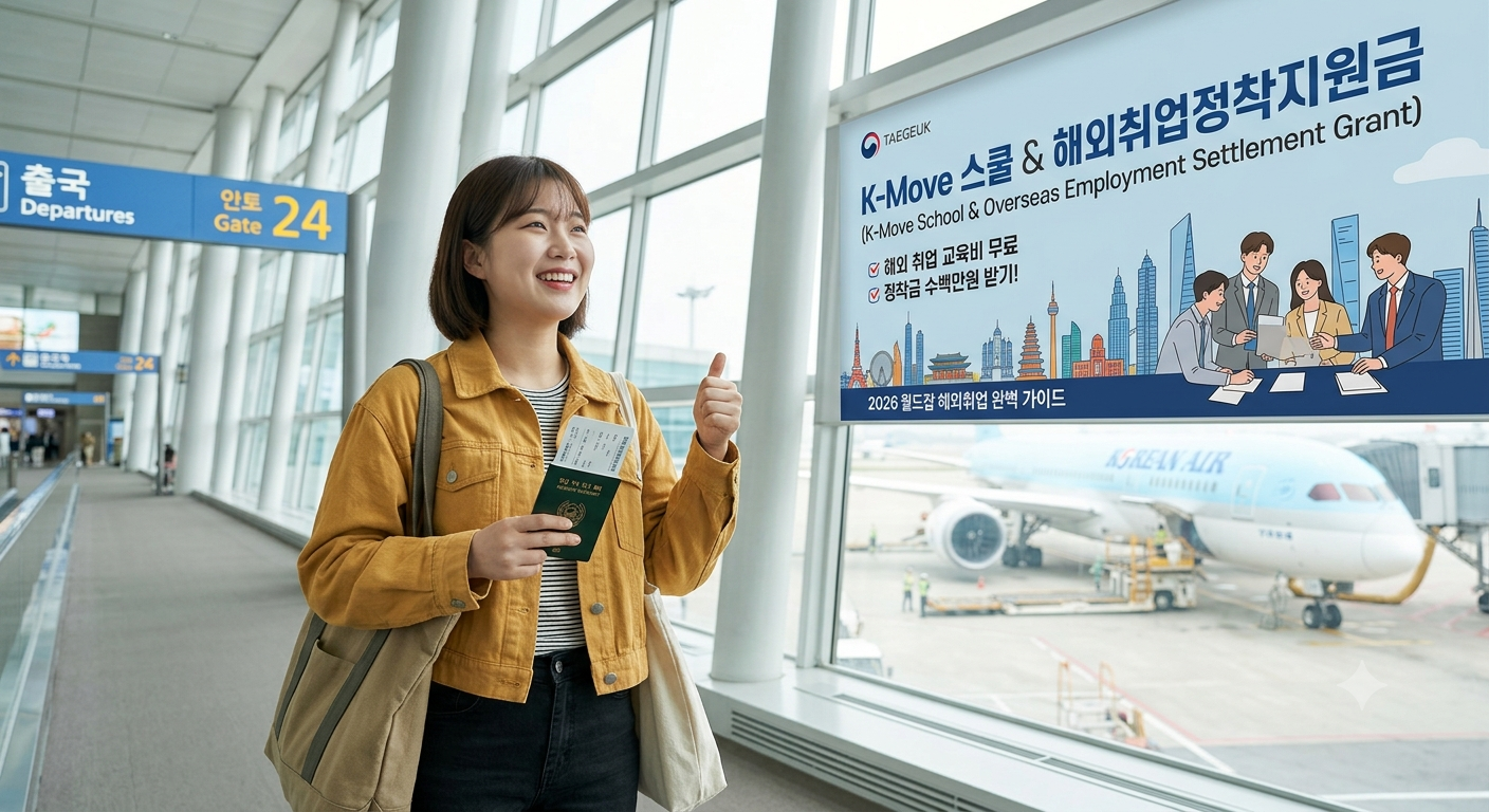 해외 취업 교육비 무료 + 정착금 수백만원 받기! 2026 월드잡 해외취업 완벽 가이드