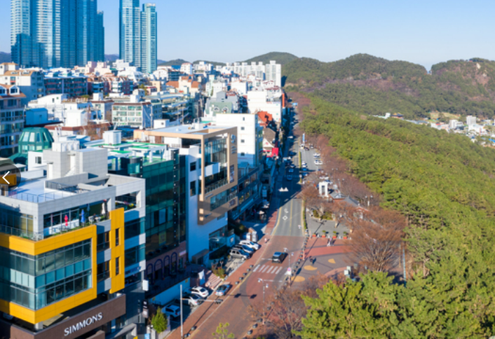 부산 해운대. 달맞이길