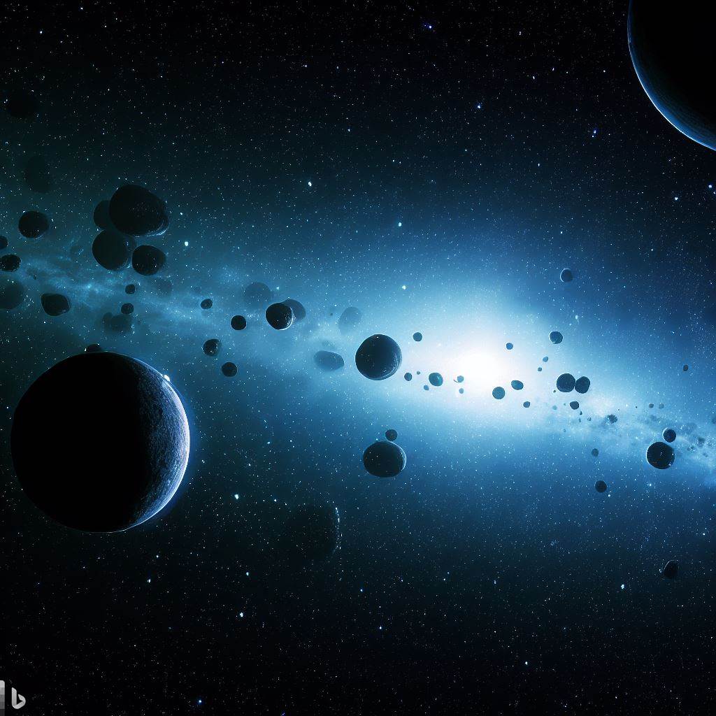 카이퍼벨트 가상 이미지