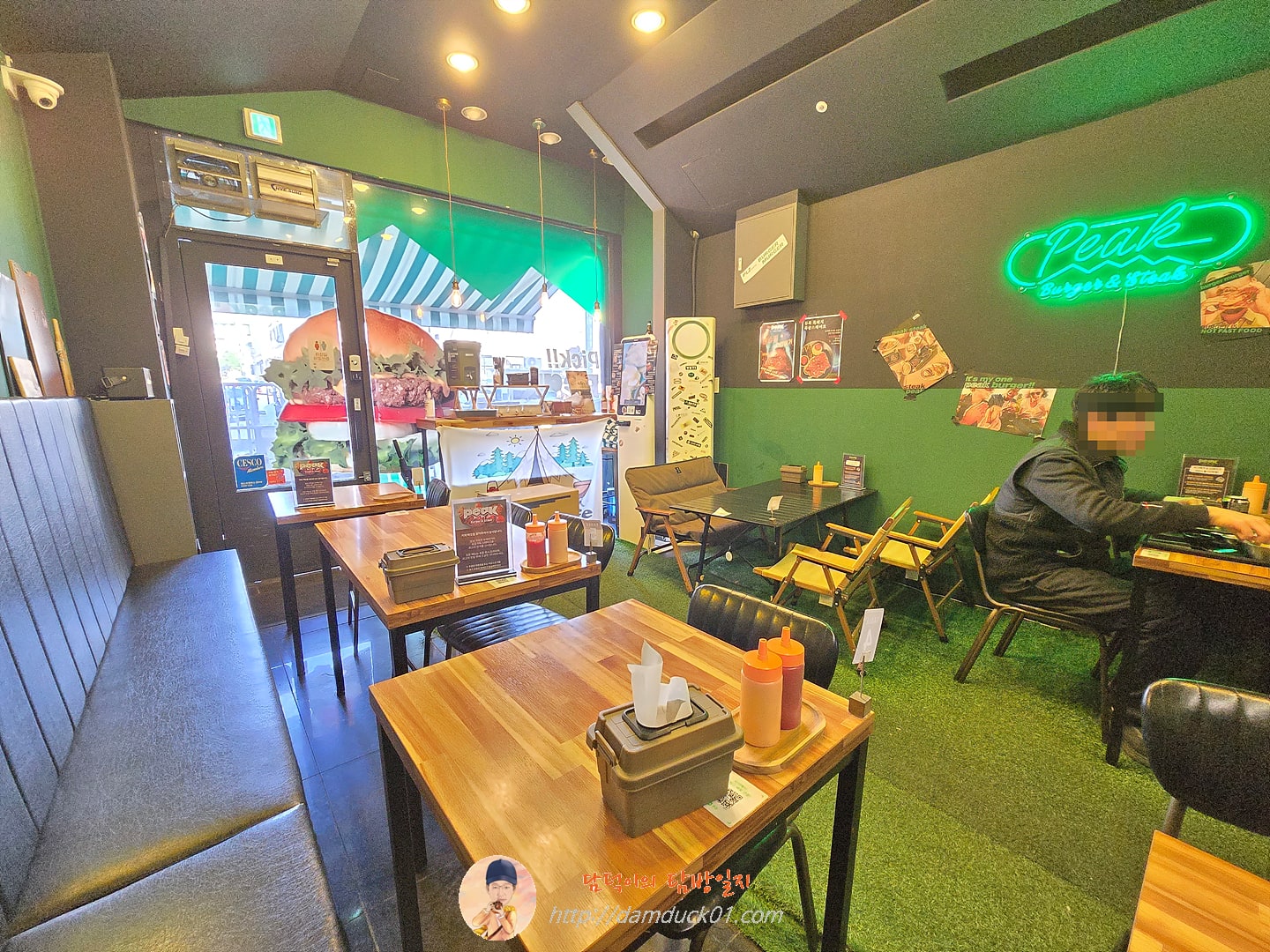 피크버거&amp;스테이크 판교점