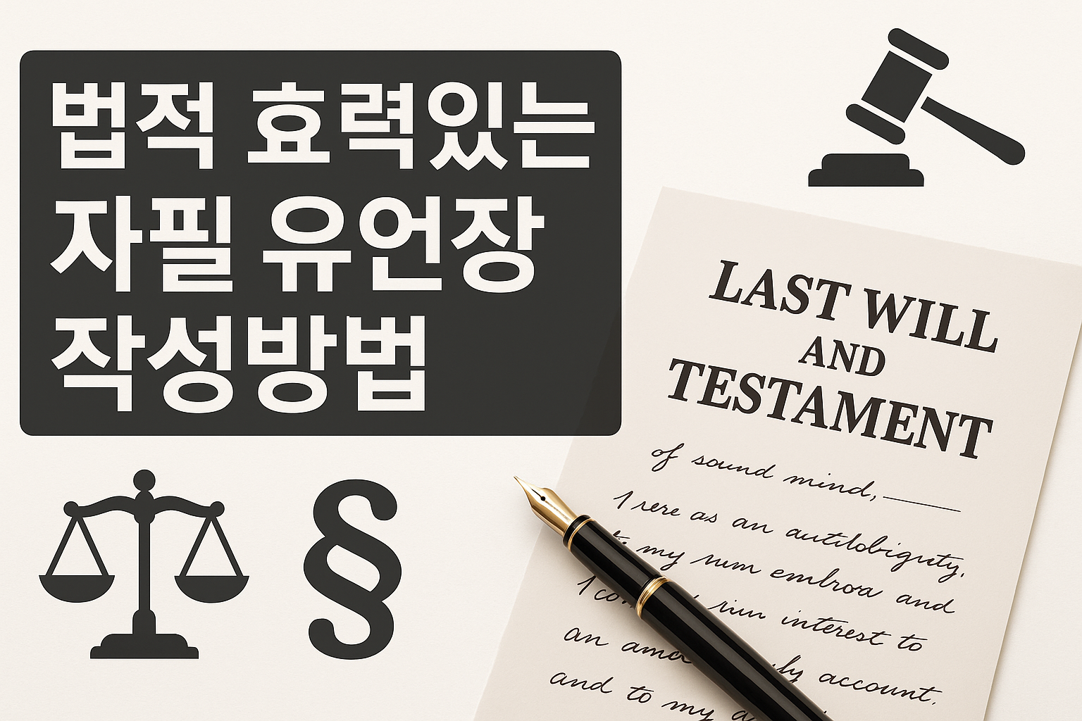 자필유언장