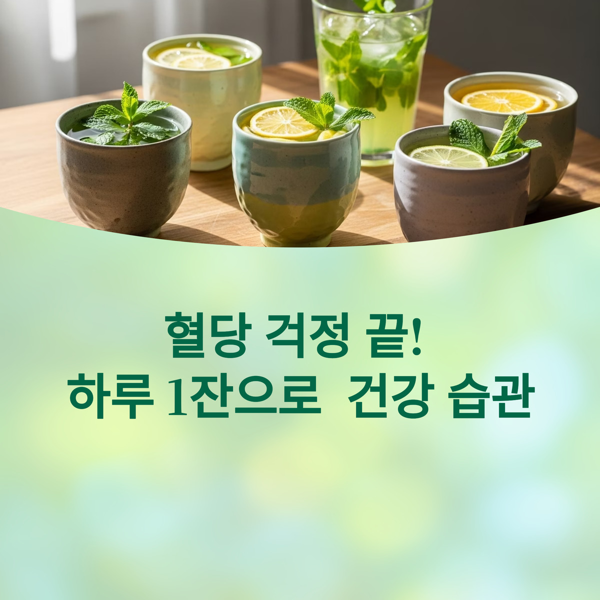 혈당 수치 안정화에 도움되는 하루 1잔 습관