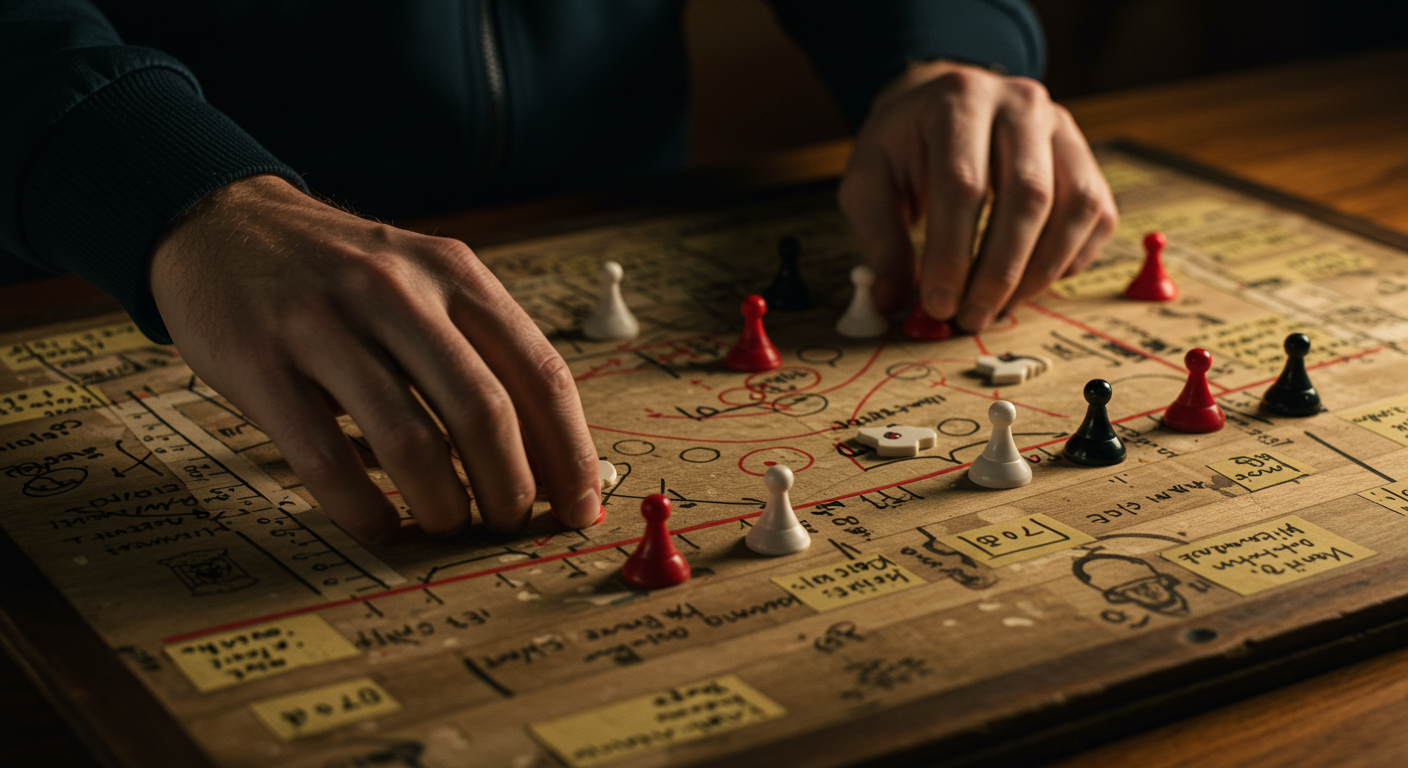 작전지시 전술판