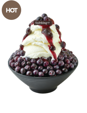 순수요거블루베리빙수