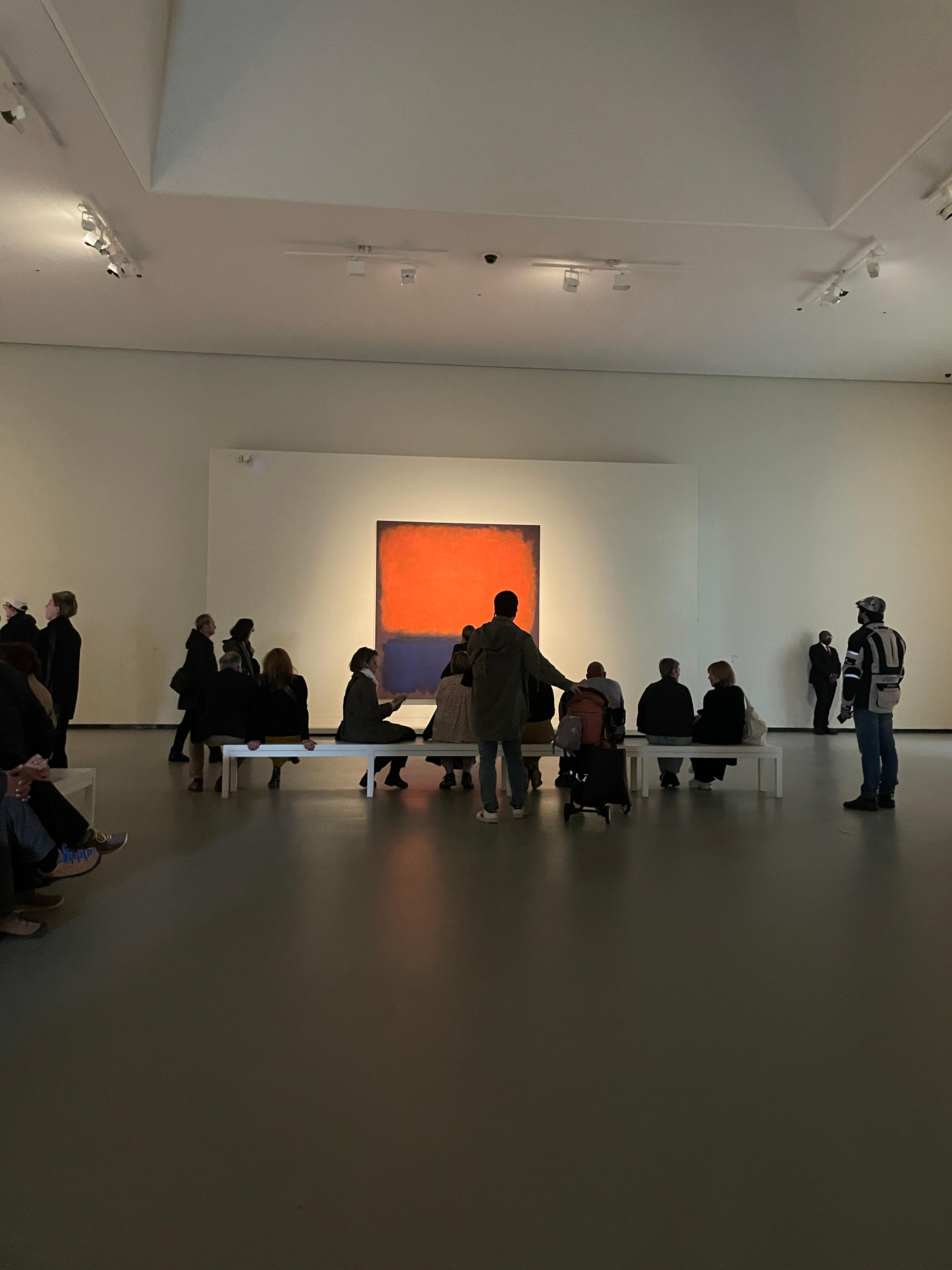 루이비통 재단, 마크 로스코 회고전 전시회장