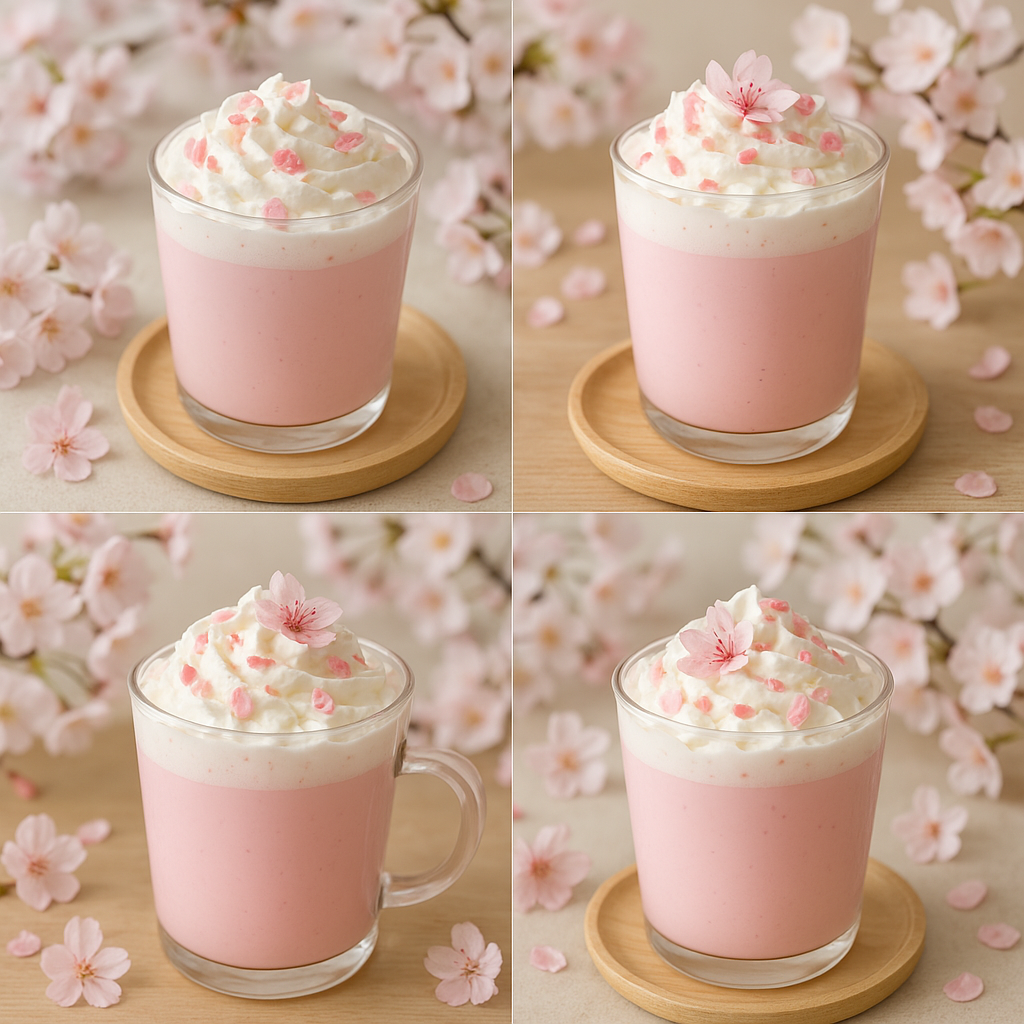 벚꽃라떼, 벚꽃라데 만들기