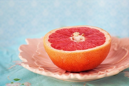자몽 컷팅 사진