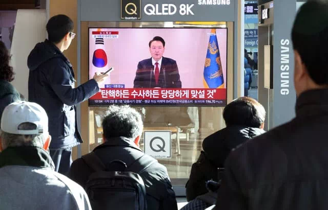 국회 윤석렬 '탄핵소추안'가결 대통령 직무 정지