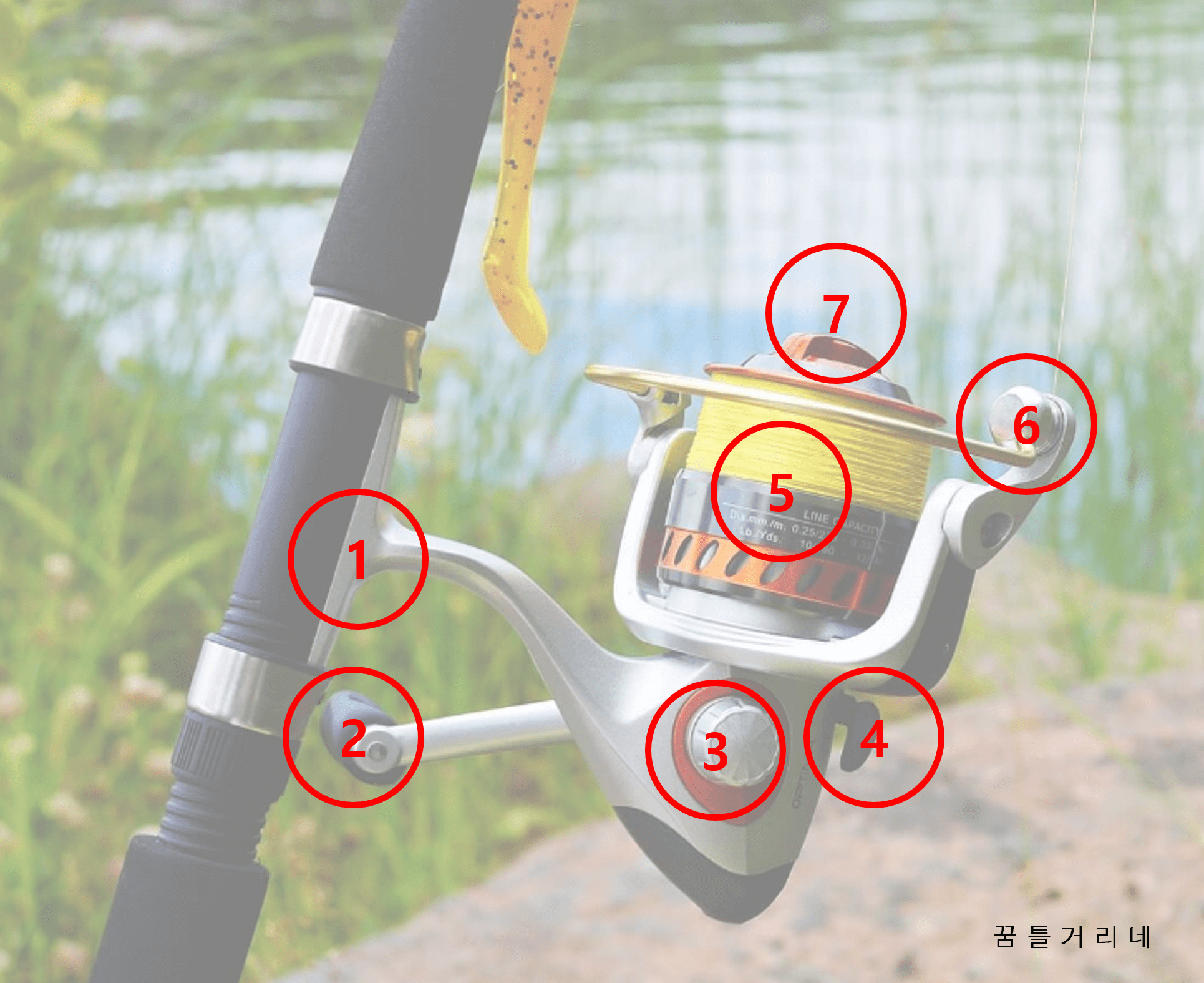 낚시 스피닝릴 구조&명칭