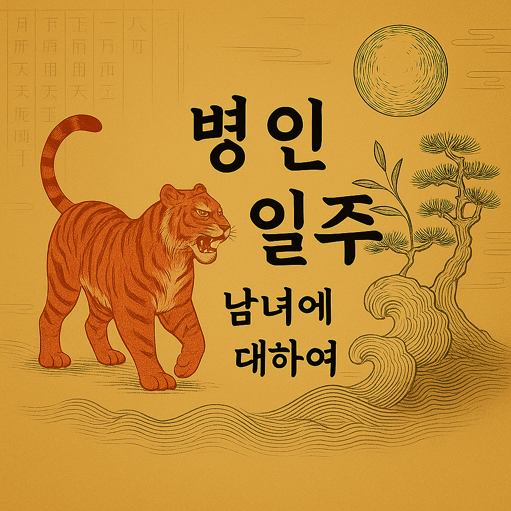 새벽의 태양, 숲을 가르다 &mdash; 병인일주(丙寅日柱) 남녀에 대하여