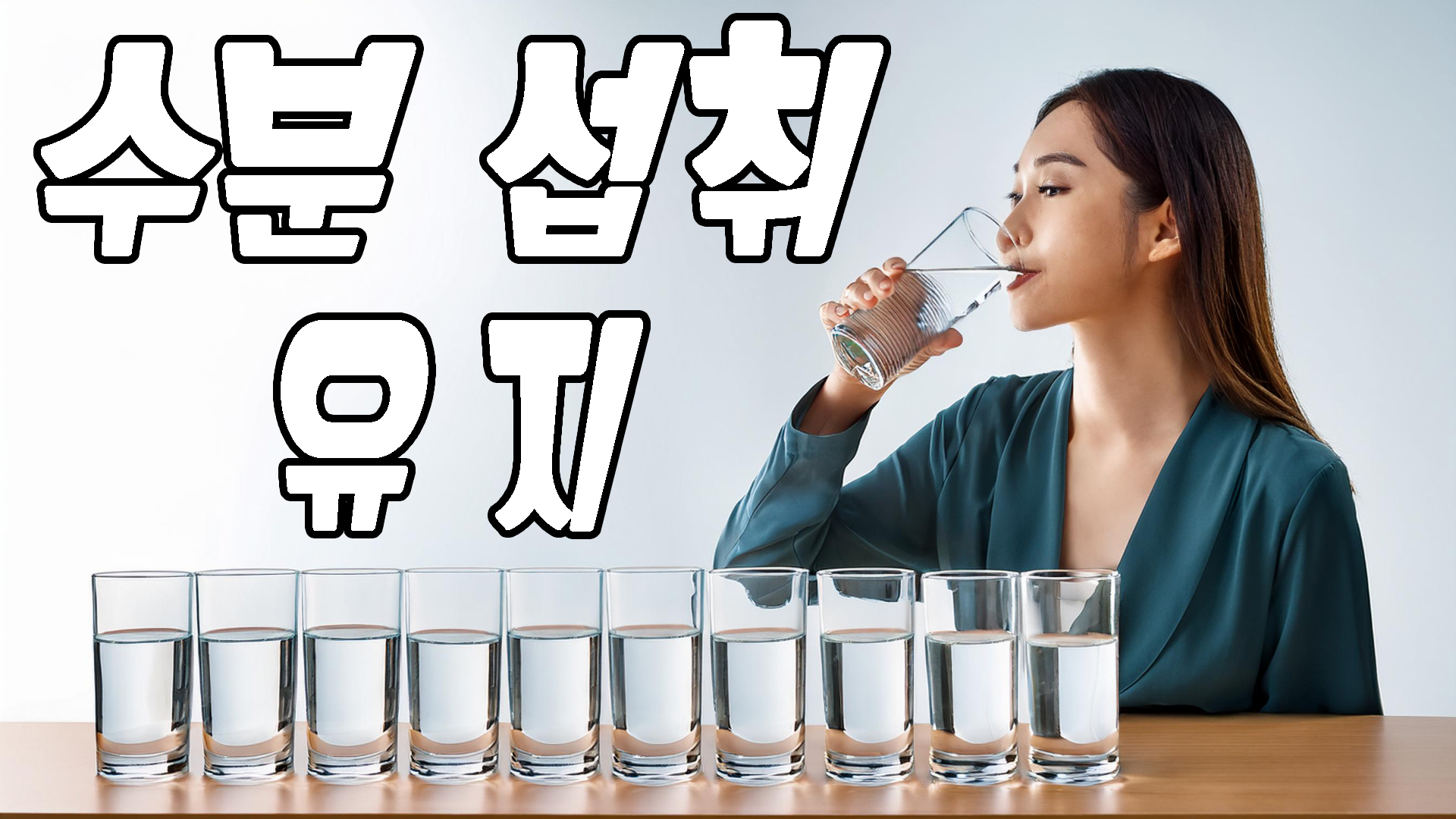 수분 섭취 유지