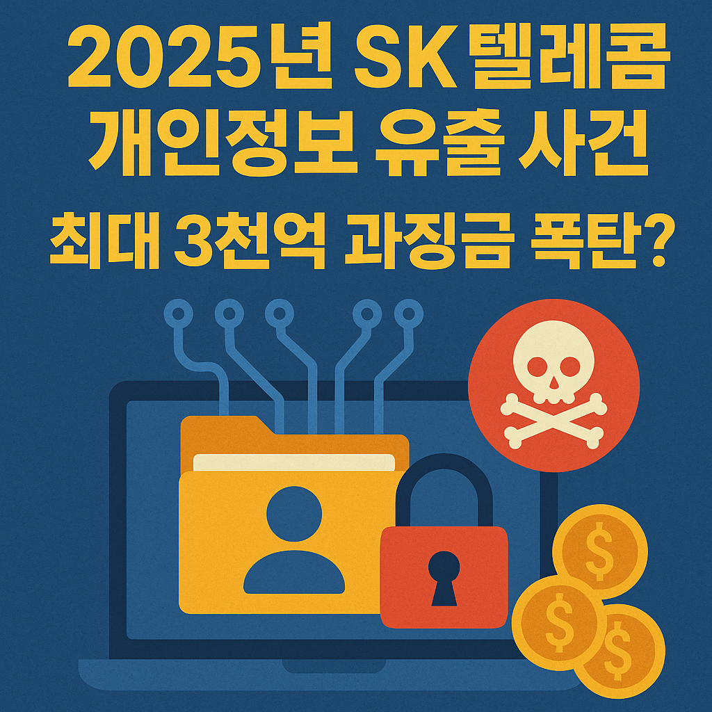 SK텔레콤이 개인정보 유출 사고에 대한 과징금 폭탄을 맞을 것으로 예상된다.