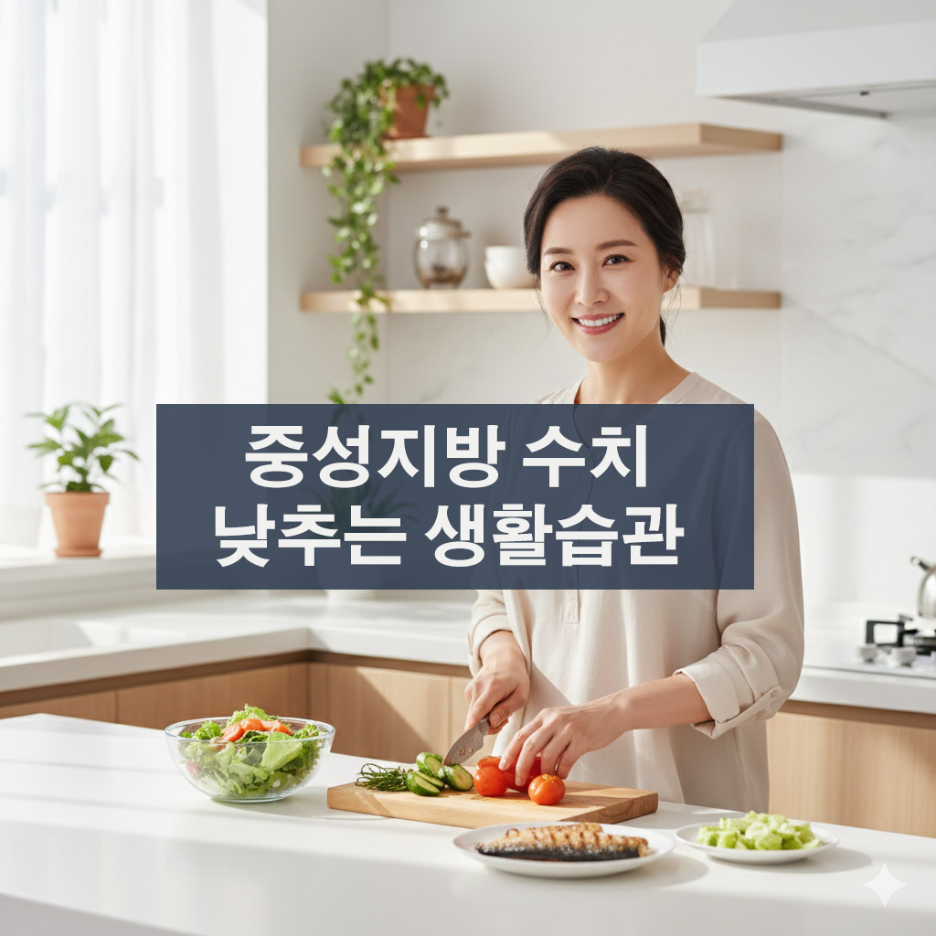 중성지방 수치 낮추는 생활습관