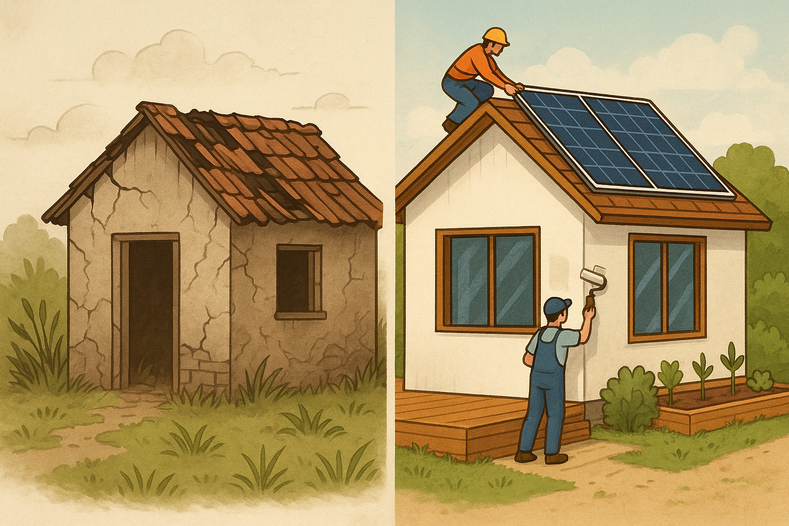 작은 폐가, 소형주택으로 개조하는 법