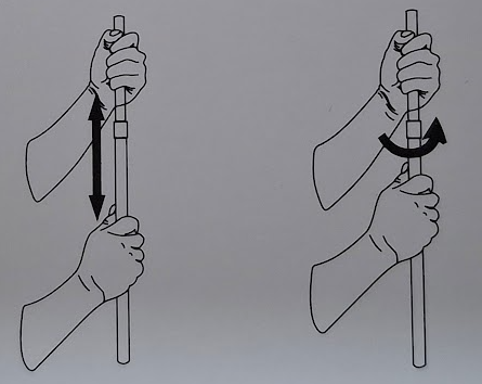 등산스틱 길이조정 방법