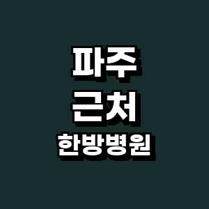 파주시 한방병원