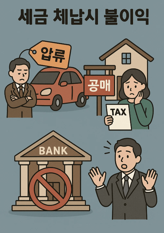 세금 체납 시 불이익