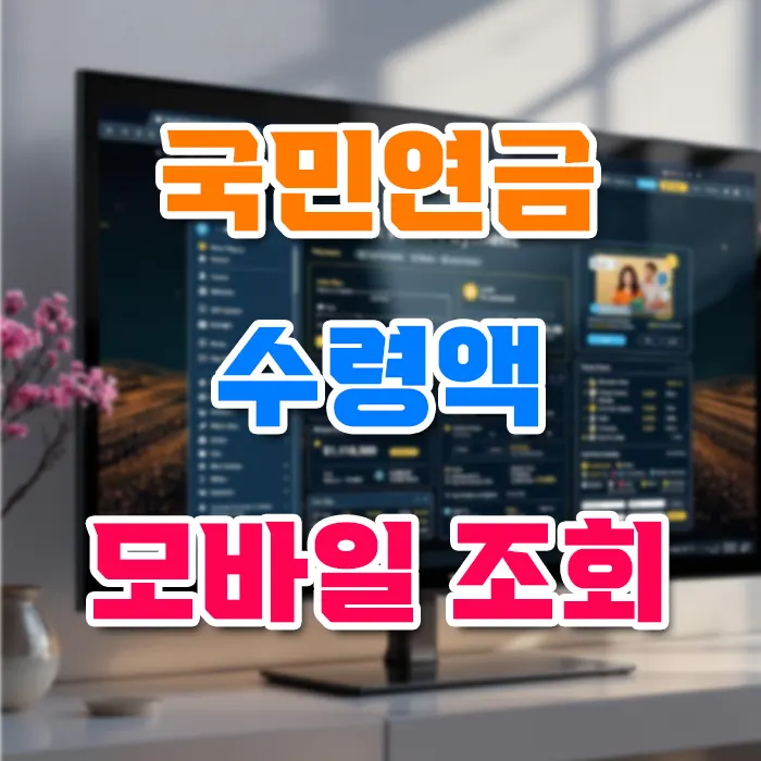 국민연금 수령액 모바일 조회