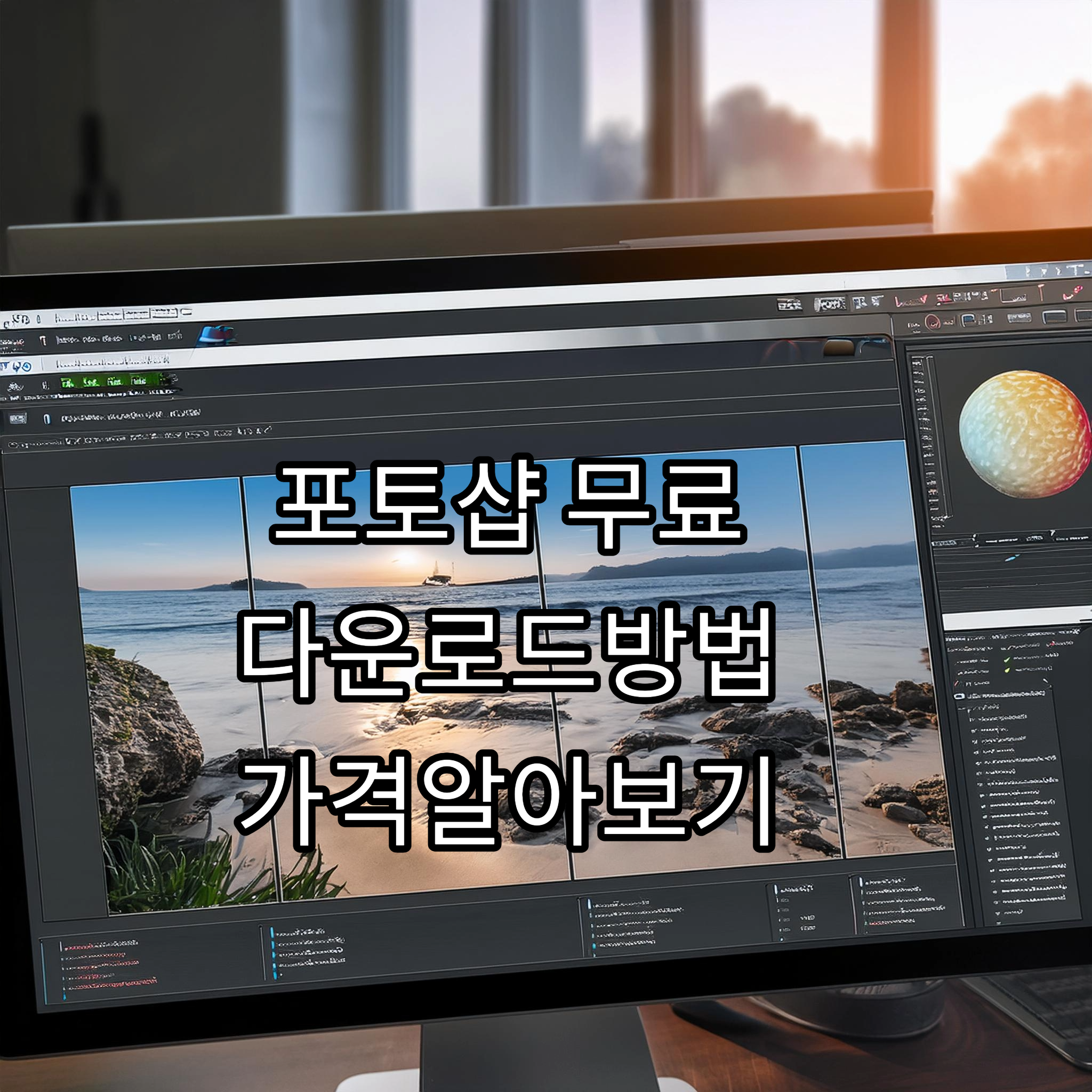 포토샵무료다운로드방법, 가격