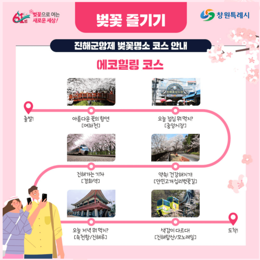 2024 진해 군항제 벚꽃 축제 일정 코스 주차장