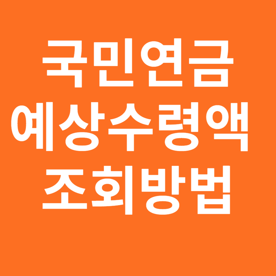 국민연금 예상 수령액
