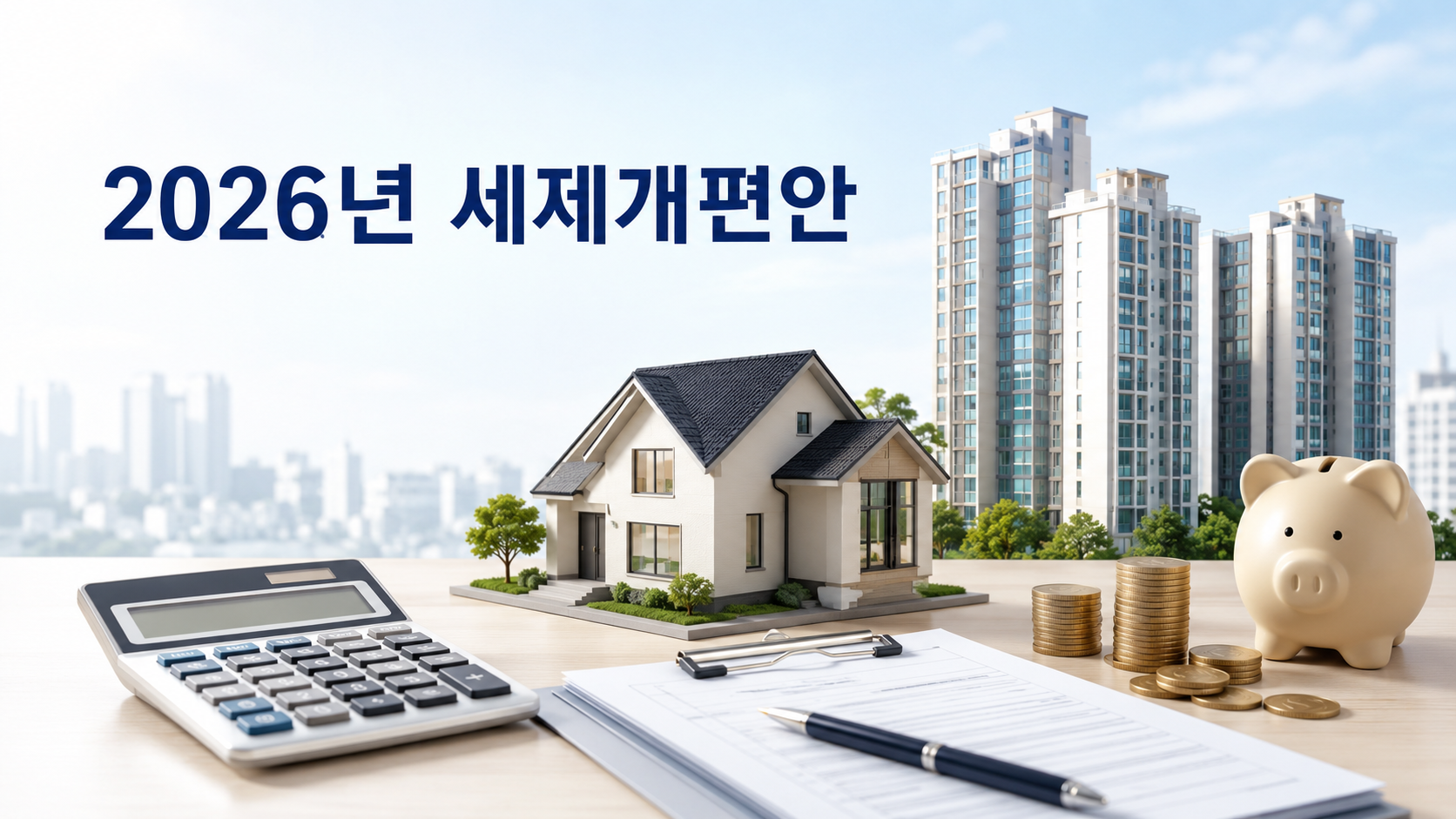 2026년 세제개편안 종부세·청년 ISA 총정리|20억 1주택자는 정말 세금이 없어질까