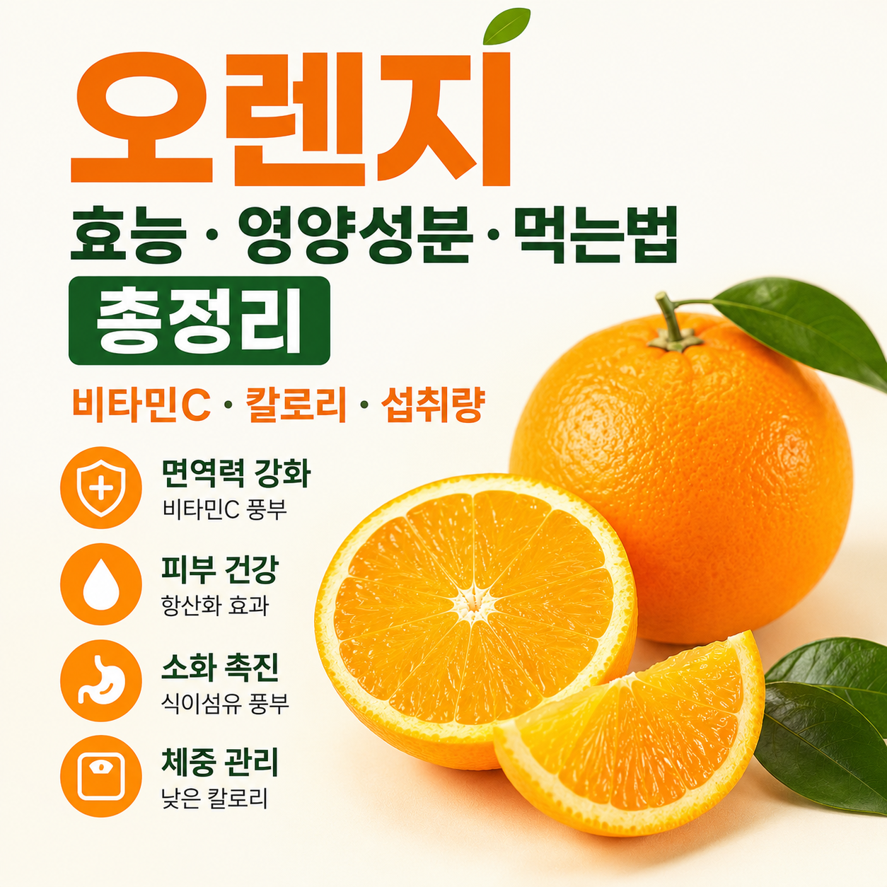 오렌지 효능