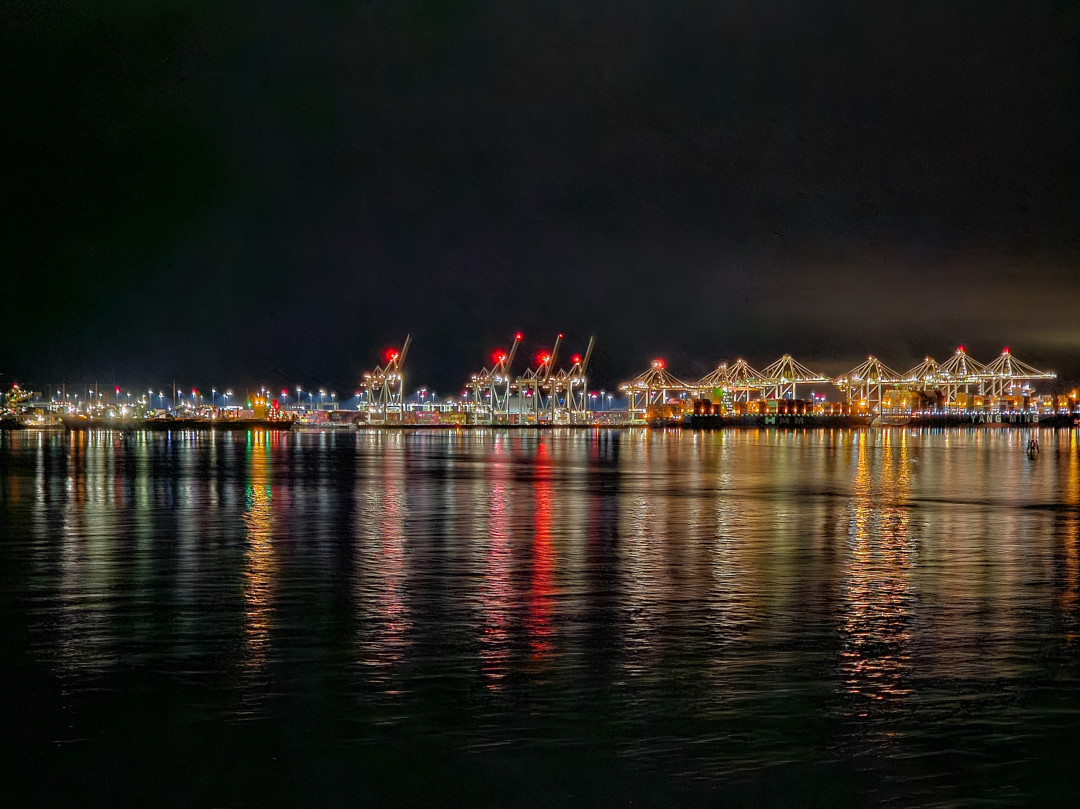 빅토리아 아일랜드 Ferry 야경