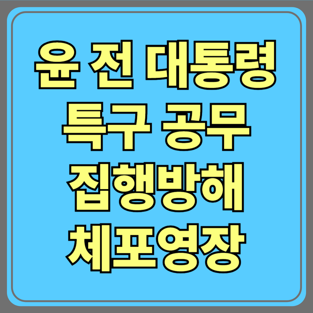 내란 특검, 윤석열 전 대통령에 특수공무집행방해 혐의 체포영장 청구