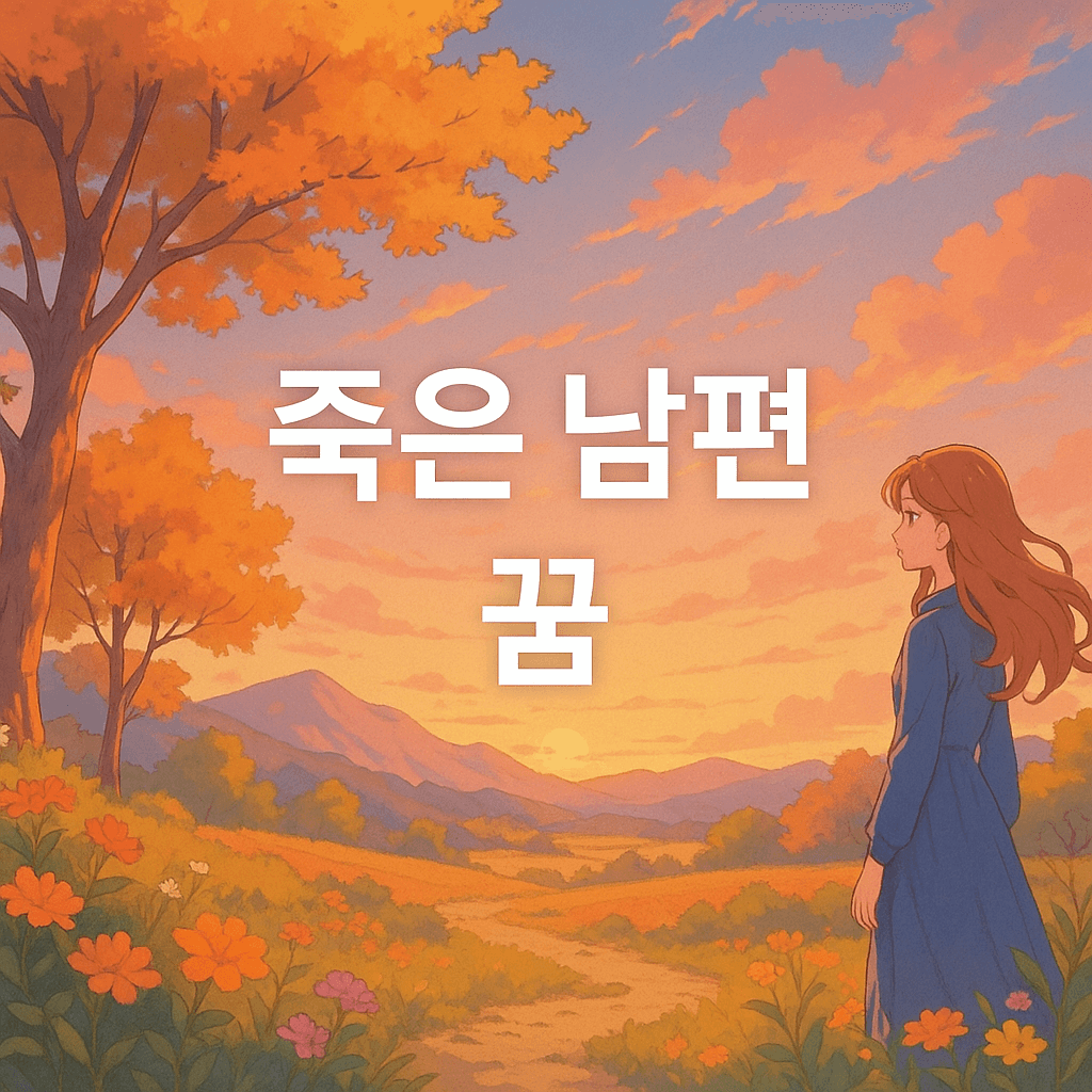 죽은 남편 꿈 해몽