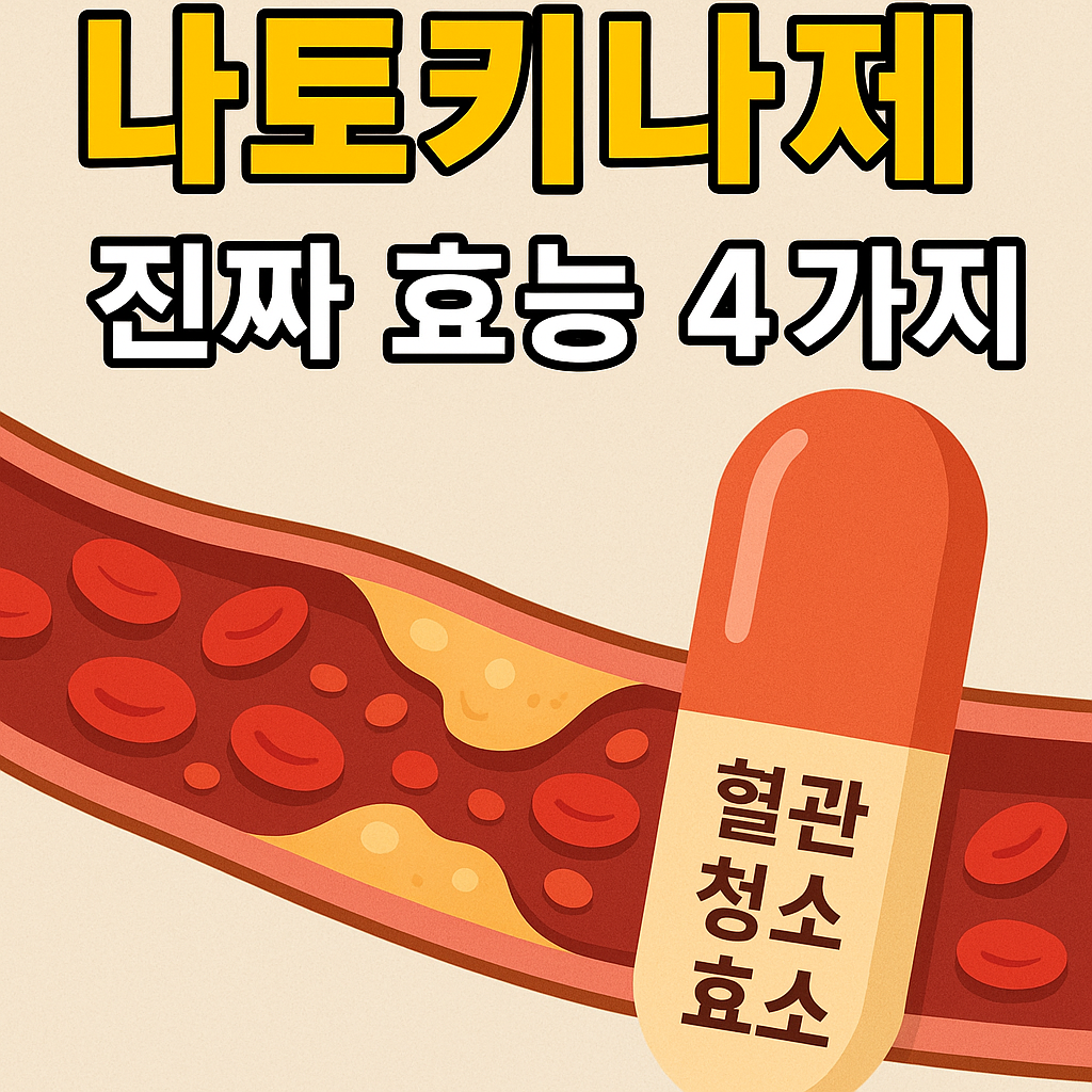 나토키나제 효능 4가지와 부작용