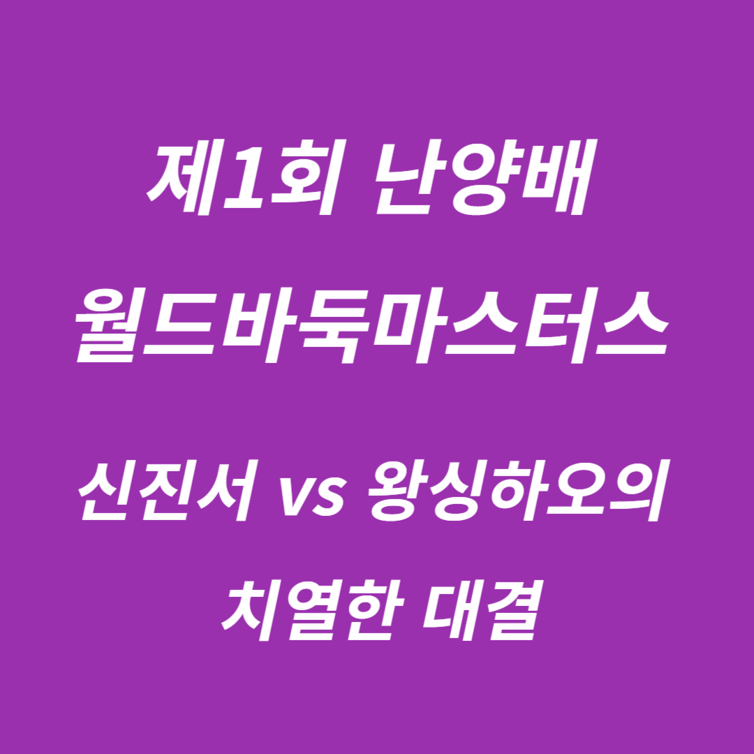 제1회 난양배 월드바둑마스터스