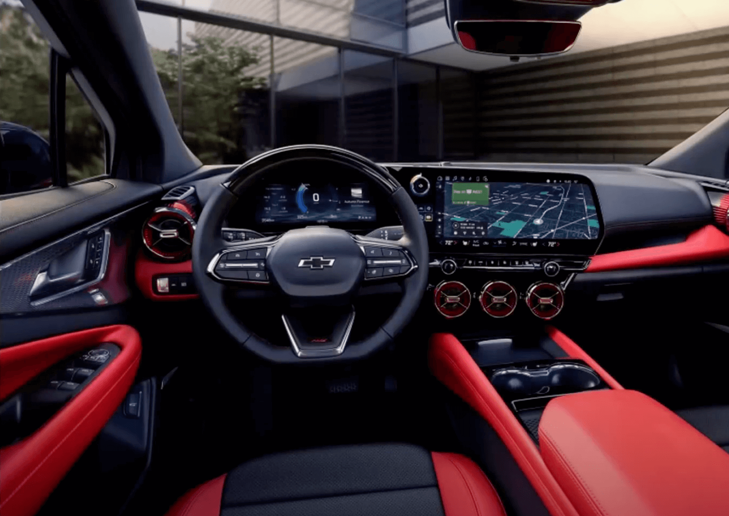 쉐보레 블레이저 ev실내