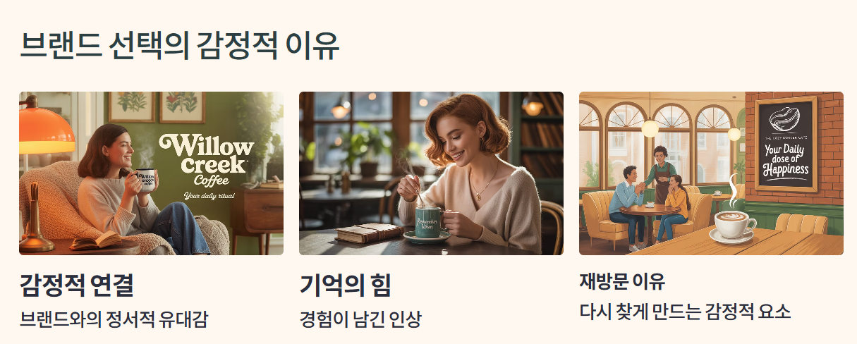 스타벅스 선택의 감정적 이유