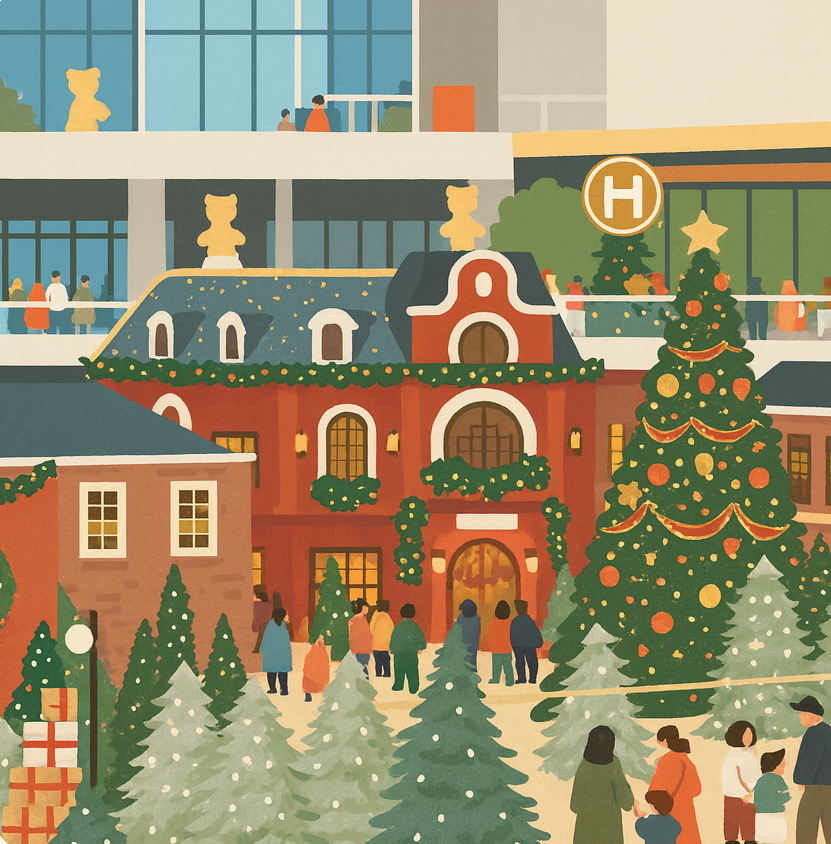 더현대 서울 크리스마스 빌리지