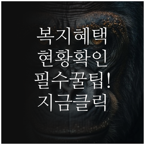 복지멤버십 가입 혜택과 복지로 마이페..