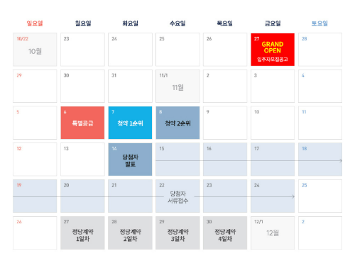 분양일정